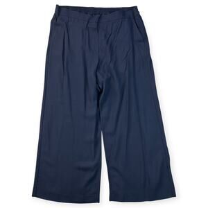 Piazza Sempione Pants Womens Anna Wide Leg Italy Quiet Luxury Dress Trouser 54